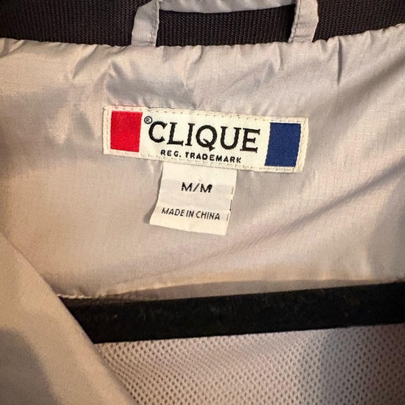 Men's Silver and Black Windbreaker Jacket - Picture 2 of 7